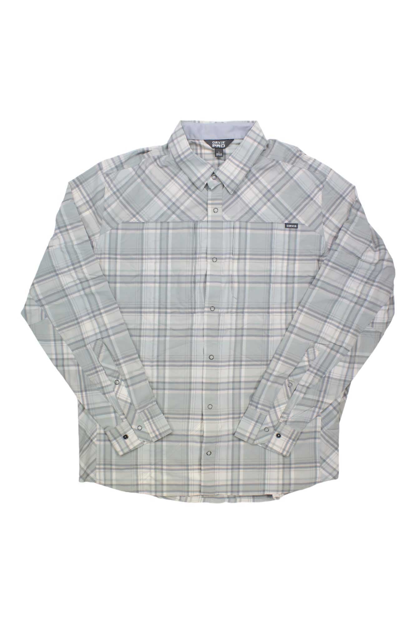 orvis dress shirts Men's River Guide Long Sleeve Shirt Small Ocean Blue whether youre pitching a risky idea at a meeting or casting in the sun Orvis Tech Chambray Work Shirt