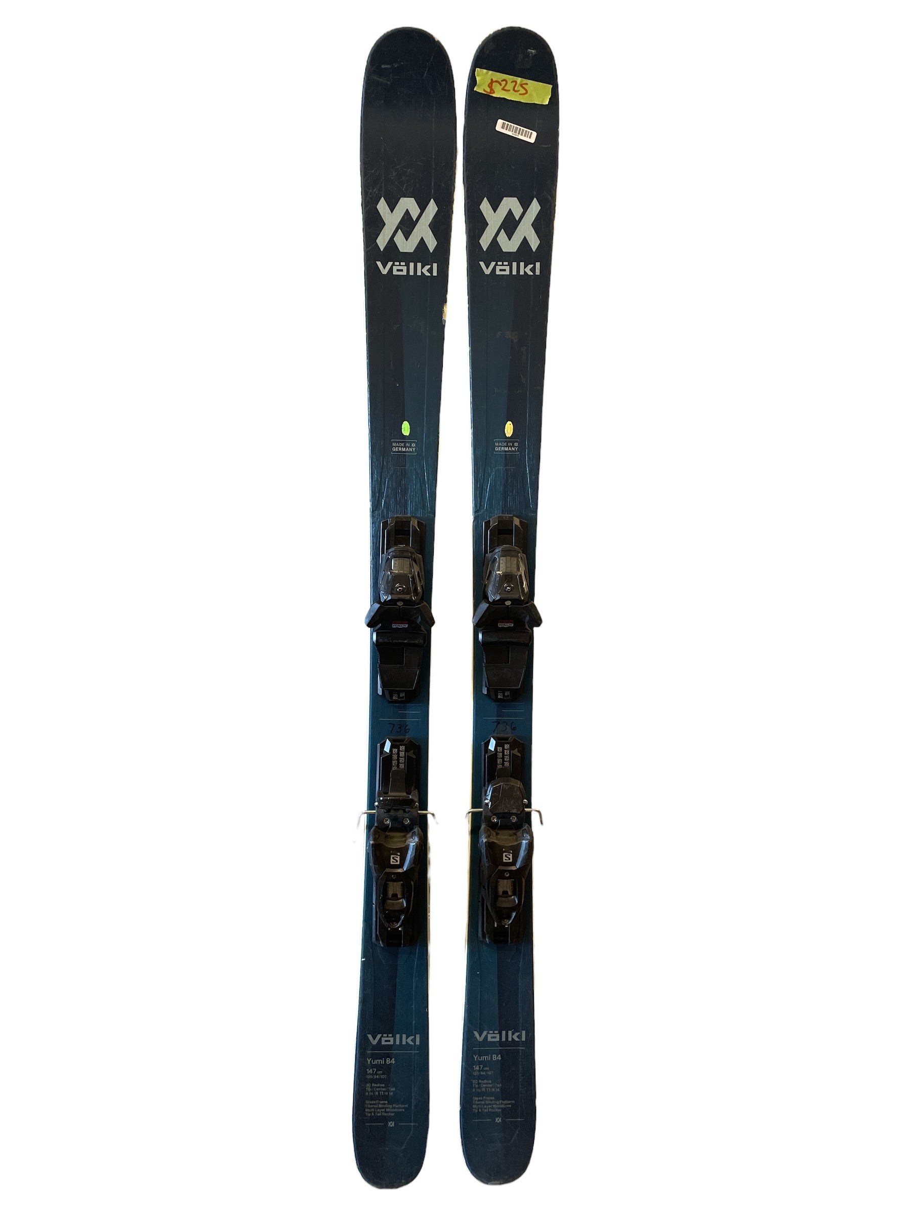 Volkl Yumi 84 w/ Salomon Strive M10 Demo Bindings – Out&Back Outdoor
