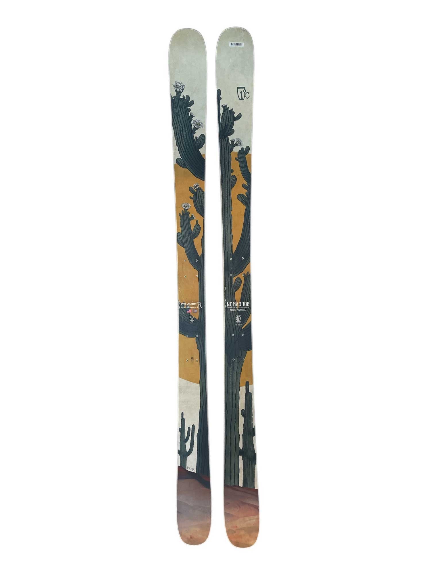 Icelantic Nomad 106 Skis - 2025 - Mounted 1x – Out&Back Outdoor