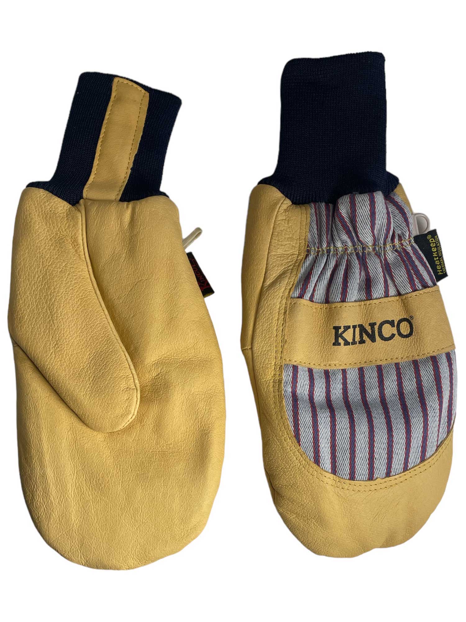 kinco handschuhe Kinco 1927KWT Lined Premium Grain Pigskin Palm Mitt with Knit Wrist S