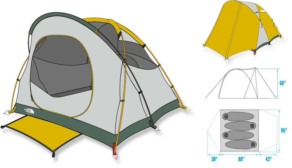 Kaiju 4 Tent – Out&Back Outdoor