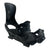 The YES Vetta Snowboard Bindings in black feature adjustable straps and buckles, a high backrest, and a sturdy baseplate for responsive performance, displayed against a white background.