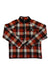 The Gordon Lyons 1/4 Zip Fleece is a heavyweight men's sweater-knit pullover featuring a red, black, and white plaid pattern plus a small black chest pocket with button and logo tag.