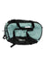 The Thule Chasm 27L Pack features black and light blue panels, black straps, and a white THULE logo on the side. This durable gear pack is shown against a white background.
