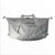 Light gray duffel-style 38L carry-on luggage with dual handles and front zip pocket