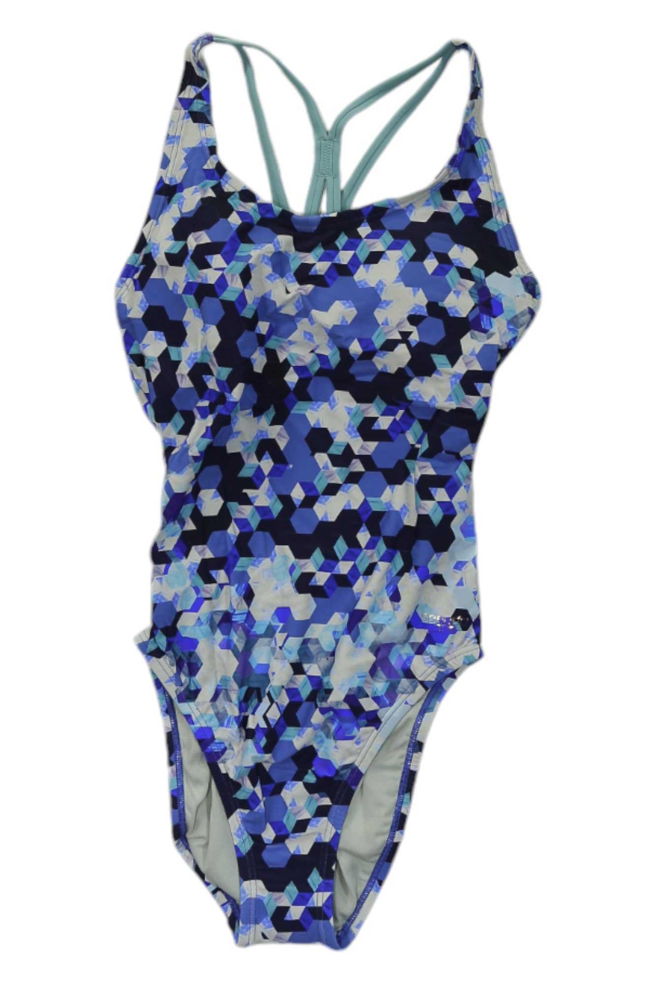 Speedo Womens Printed Thin Strap One Piece Speedo