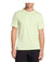 Men's pale lime crew-neck T-shirt with short sleeves and logo detail