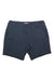 The 5.11 Mens Trail Short in navy blue features multiple zippered pockets, belt loops, and a button waist closure, shown flat on a white background.