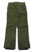 Olive green Black Diamond Womens Recon Stretch Lt Pant with multiple zippered pockets, reinforced knees and ankles, button waist closure, and water-resistant fabric. Laid flat on a white background.