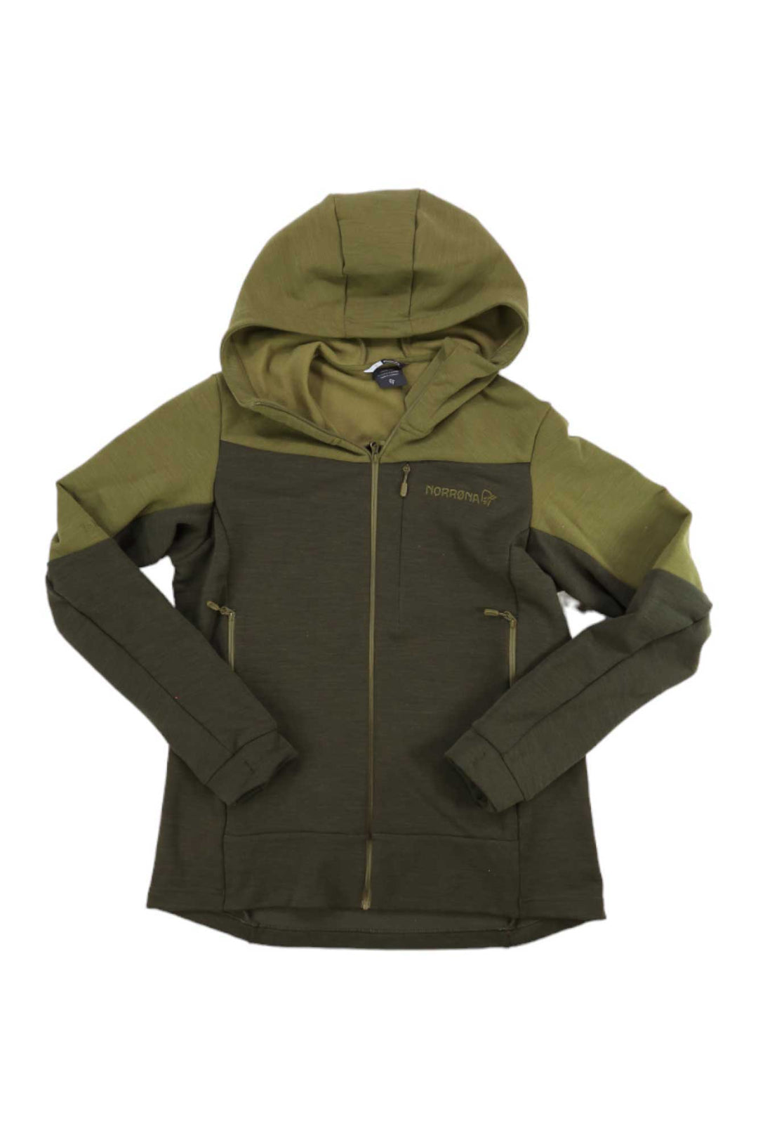 Norrona Womens Falketind Warmwool2 Stretch Zip Hoodie Norrona