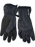 Rab Xenon gloves pair, dark black shell with elastic cuffs and fabric logo on back