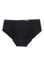 The Proof Womens Period & Leak Proof Hipster underwear for women in plain black, shown flat on a white background.