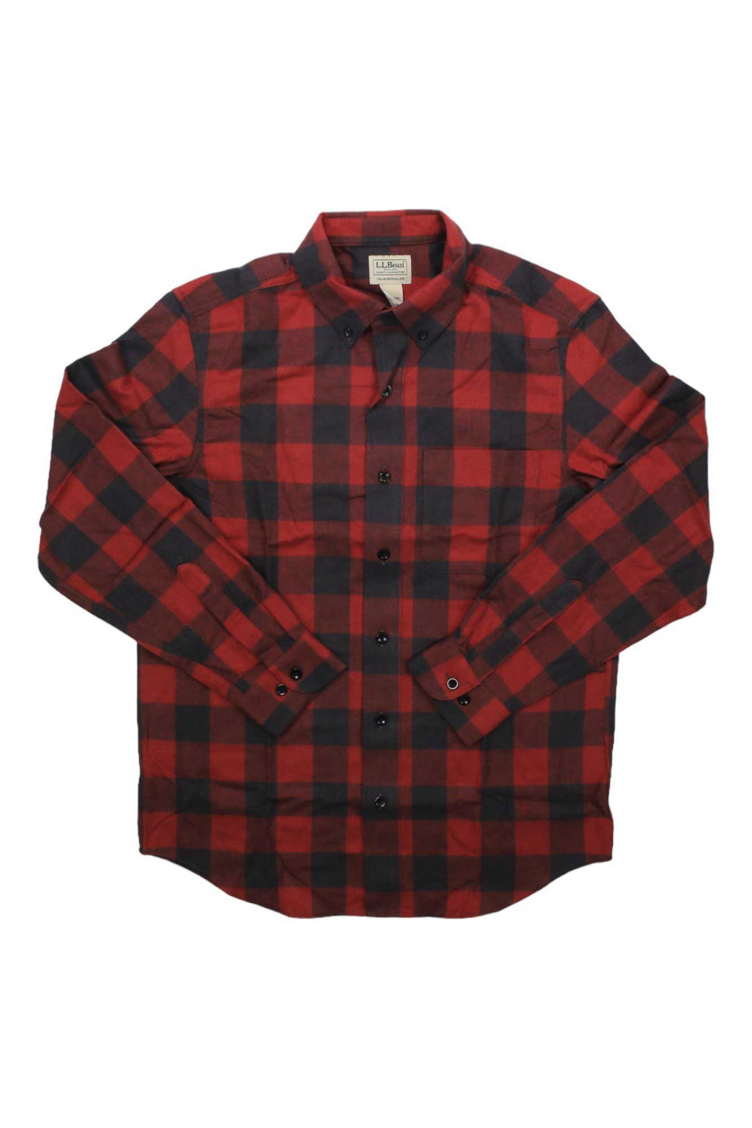 L.L.Bean Mens Scotch Plaid Flannel Shirt L.L.Bean