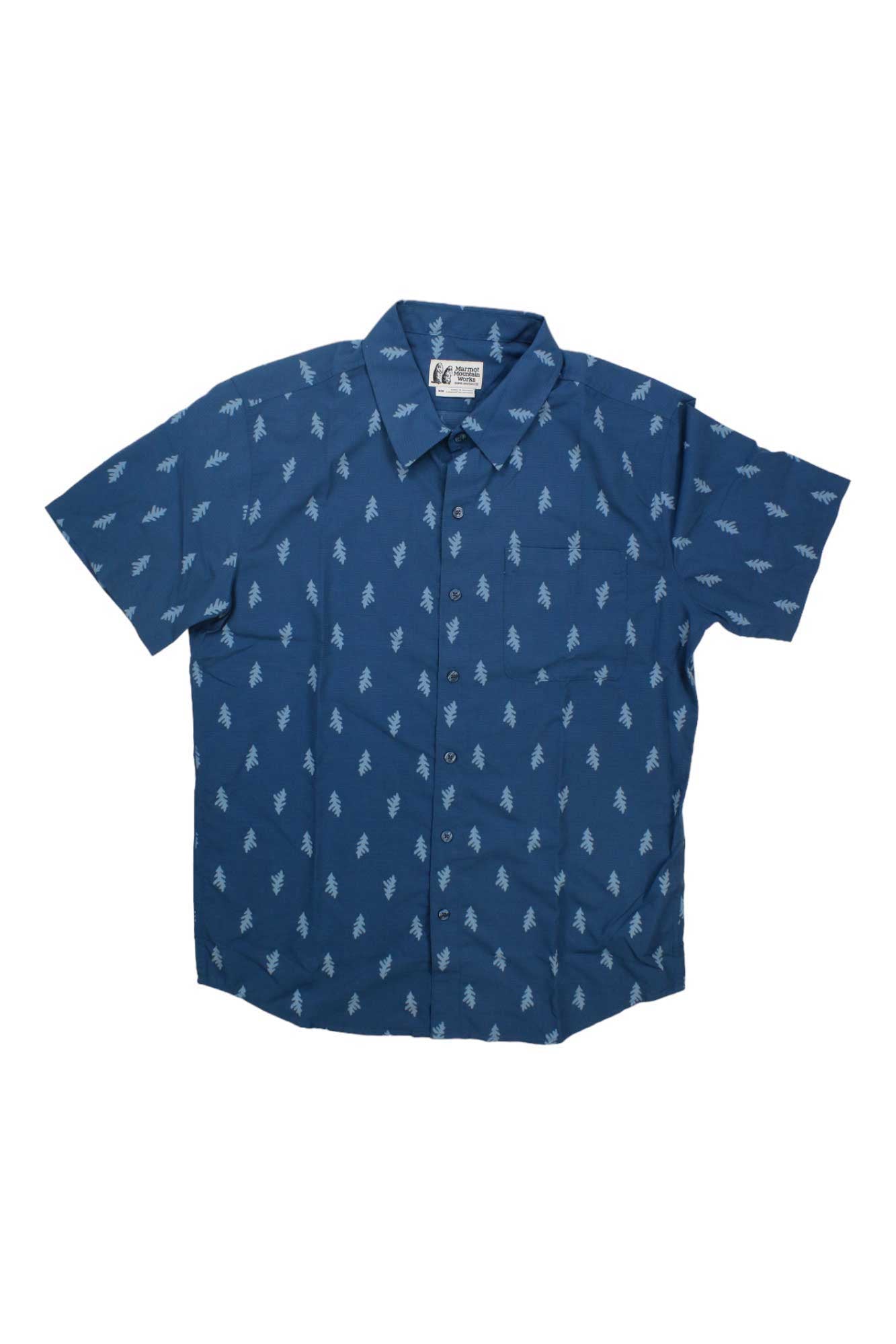Marmot Mens Aerobora Novelty SS Shirt Marmot