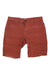 The Carve Designs Womens Oahu 10 Inch Short features reddish-brown organic cotton corduroy, a frayed hem, front button and zipper closure, and five pockets—offering an elevated update to classic women’s shorts.