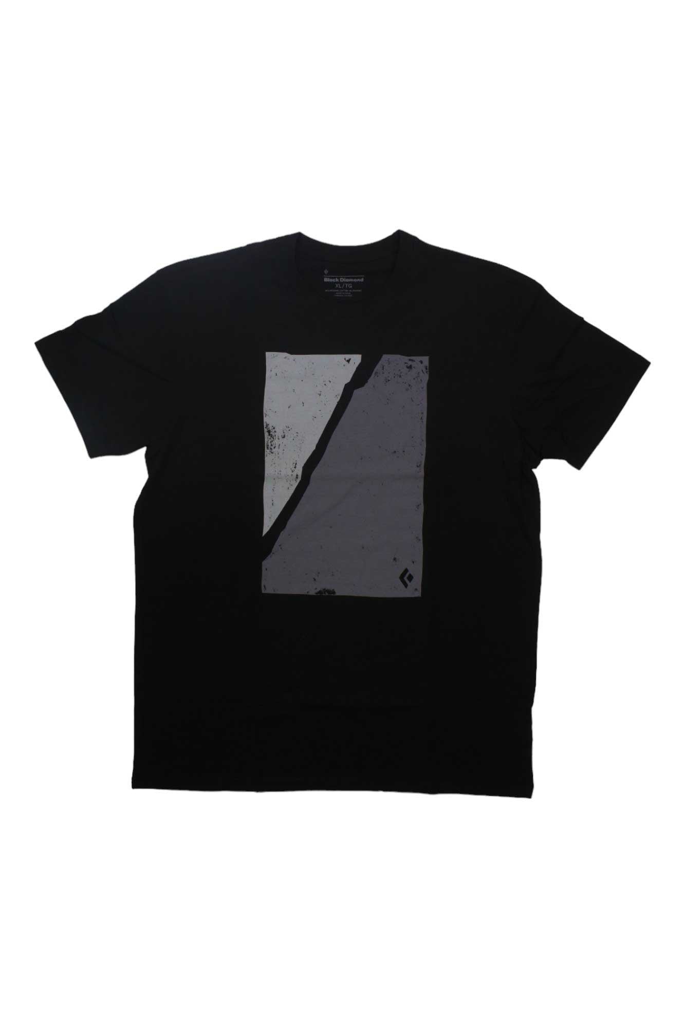 Black Diamond Mens Block Print Mountain Tee Black Diamond