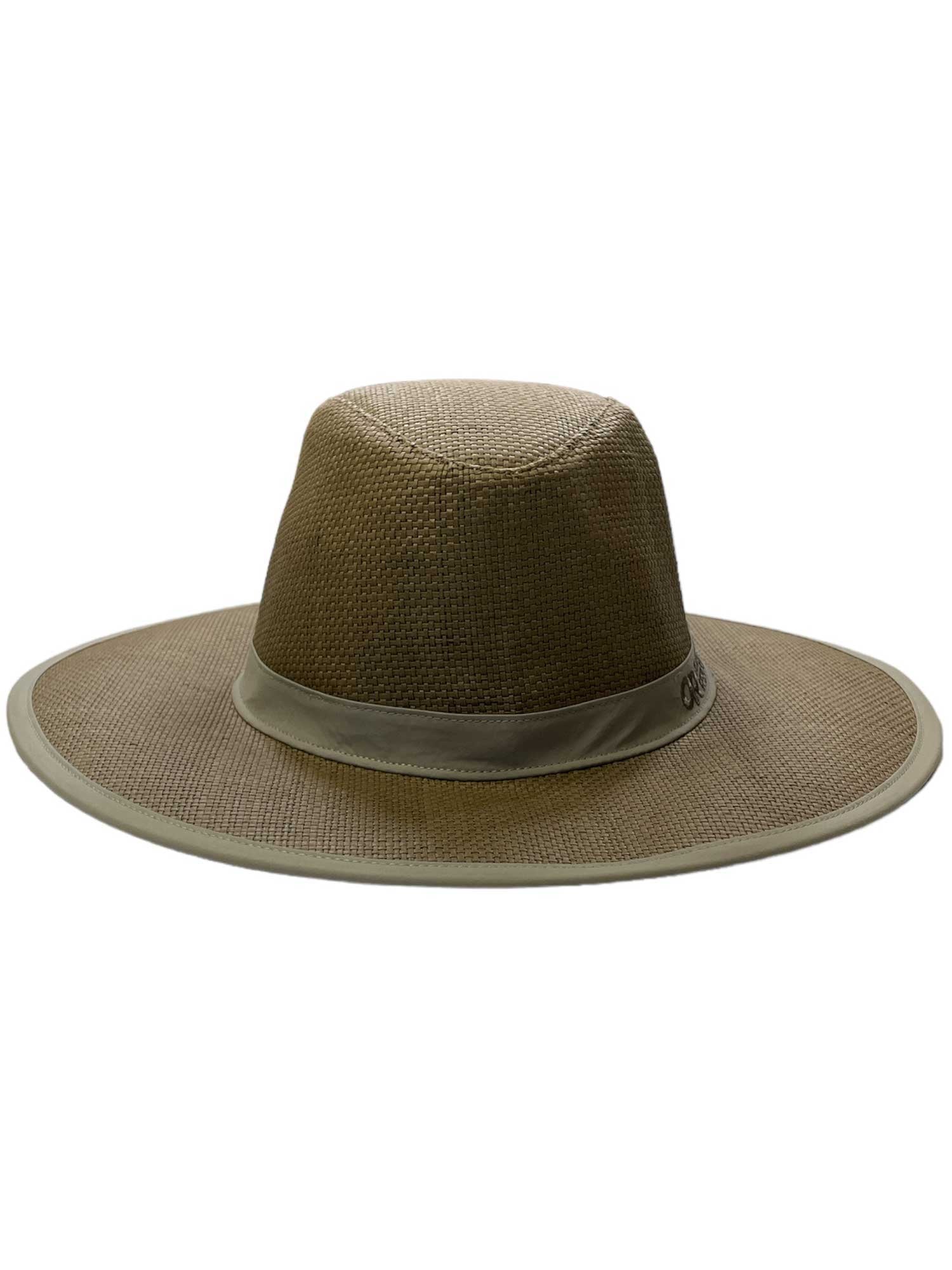 Outdoor Research papyrus brim sun hat in walnut with medium-wide brim