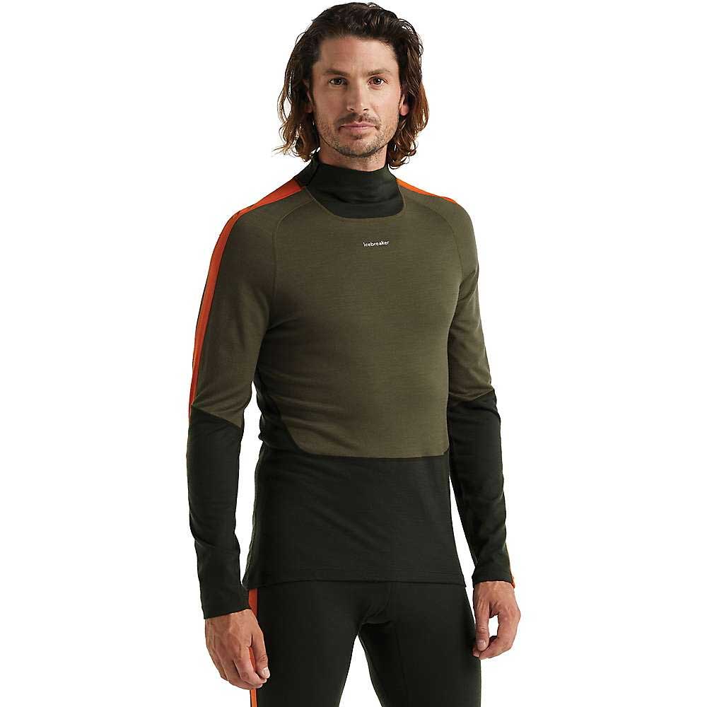 Icebreaker Mens 200 Sonebula LS High Neck Top Icebreaker