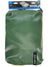 A green Eagle Creek Pack-It Gear Cube travel organizer with a textured, water-resistant surface is shown in original packaging, featuring a blue label displaying the brand, product name, and an image of the cube in use.