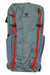 Mountainsmith Scream backpack, gray-blue with red webbing and front straps.