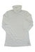 Women's high t-neck top, light gray, long sleeves