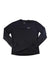 Men's long-sleeve performance T-shirt, dark melange, crew neck, small chest logo