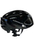 A sleek Oakley ARO3 Lite Helmet in glossy black, featuring ventilation openings, soft padding, adjustable chin straps, and an integrated eyewear dock, shown in a side view.