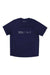 Men's navy short-sleeve crewneck t-shirt with Marmot logo on chest