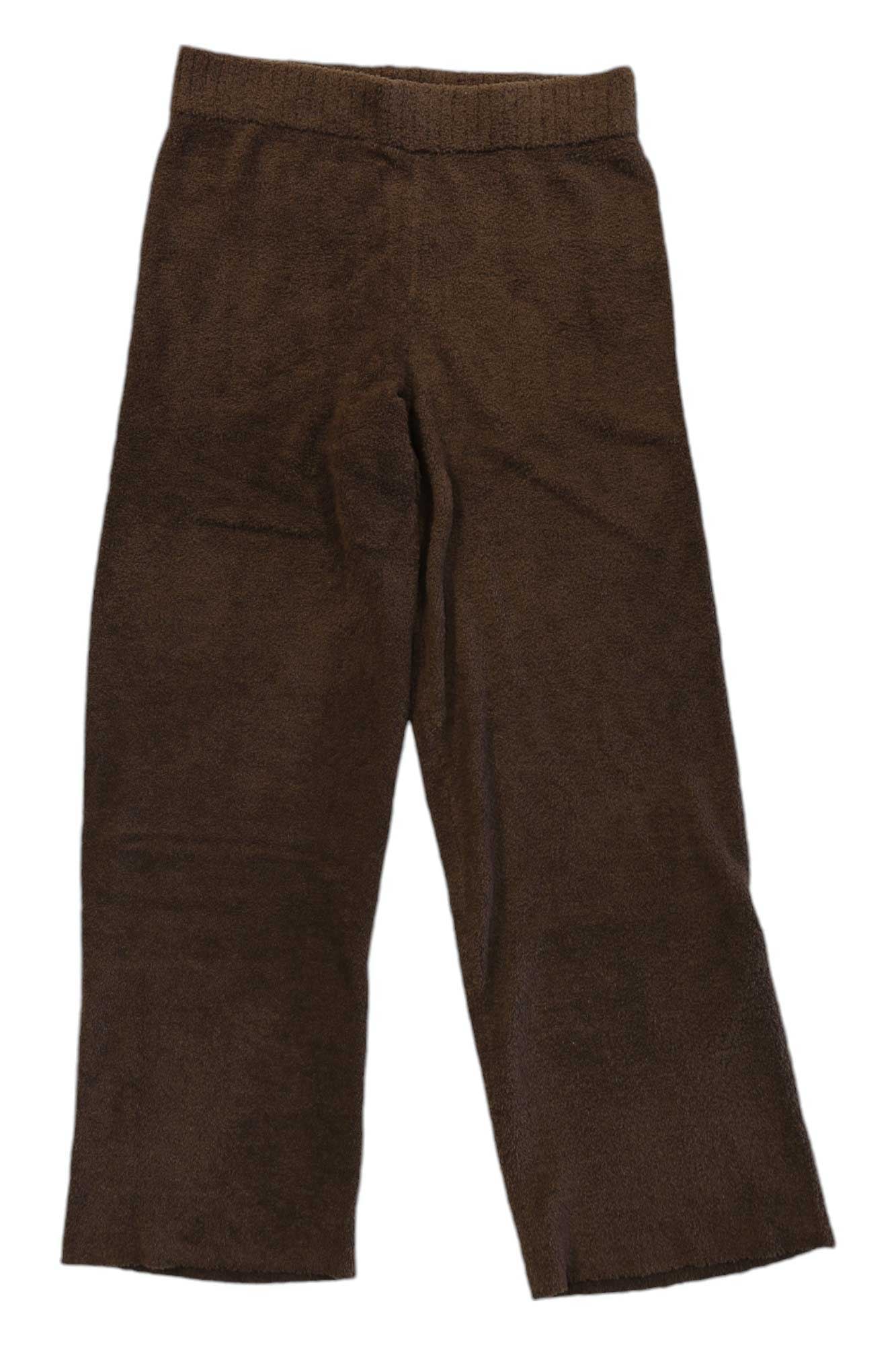 Ugg women's Terri wide-leg pants in dark brown with elastic waistband