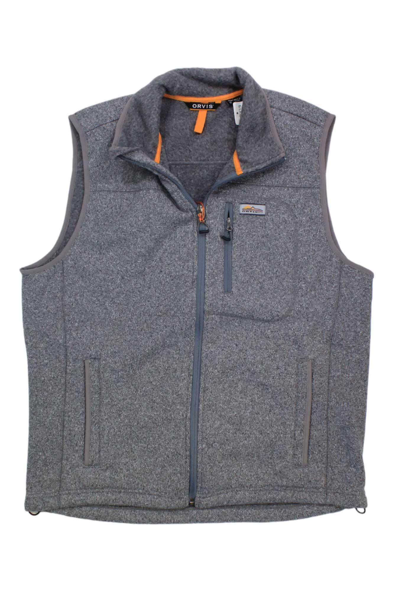 Orvis Mens Recycled Sweater Fleece Vest Orvis