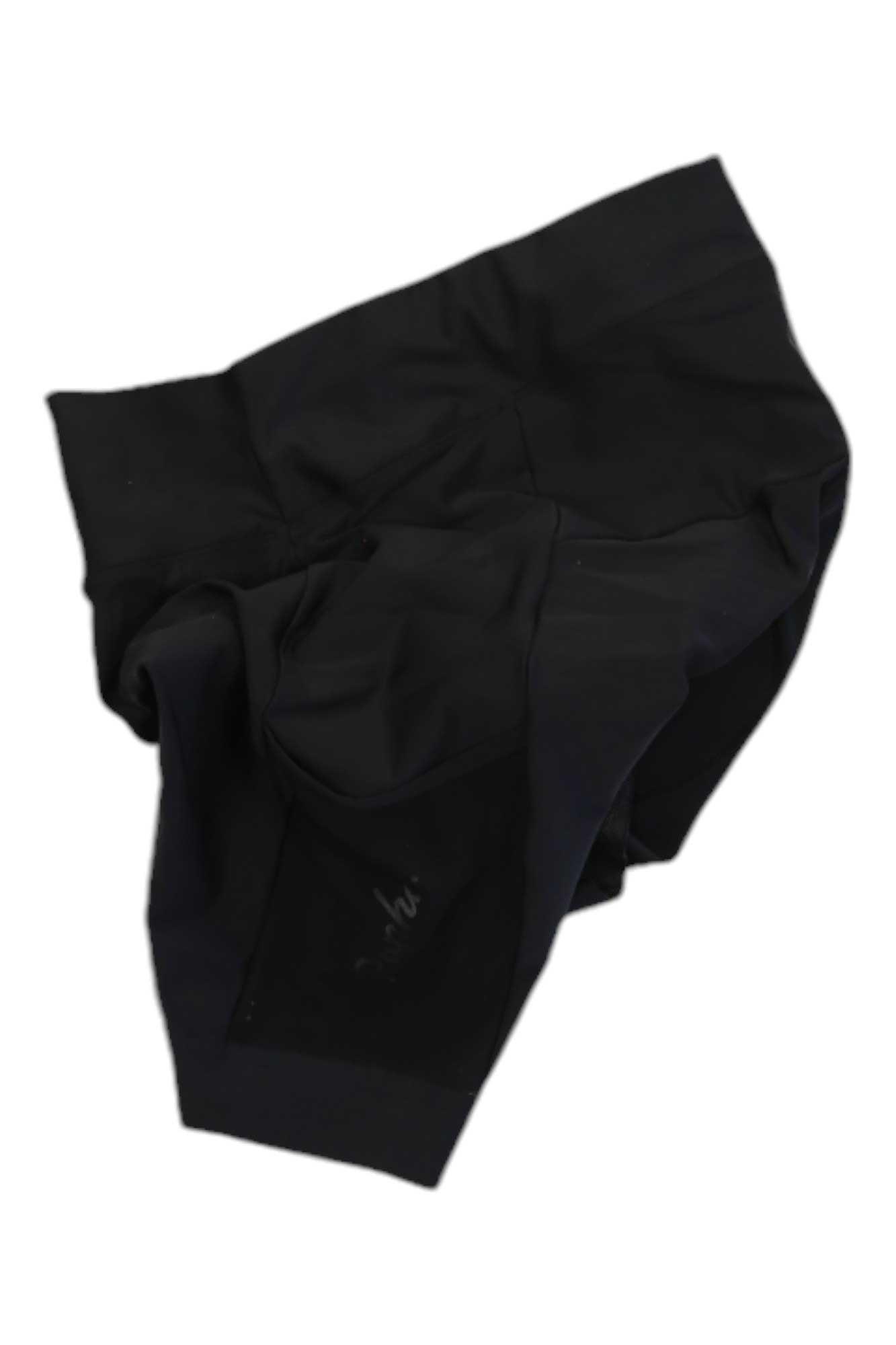 Women's core cargo shorts in dark black with multiple cargo pockets and straight hem