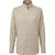 The Sherpa Women's Kiran Jacket in Medium, Goa Sand features long sleeves, a front zipper, stand-up collar, adjustable button-tab sleeves, relaxed fit, and simple minimalist design. Crafted from hemp for an eco-friendly touch.