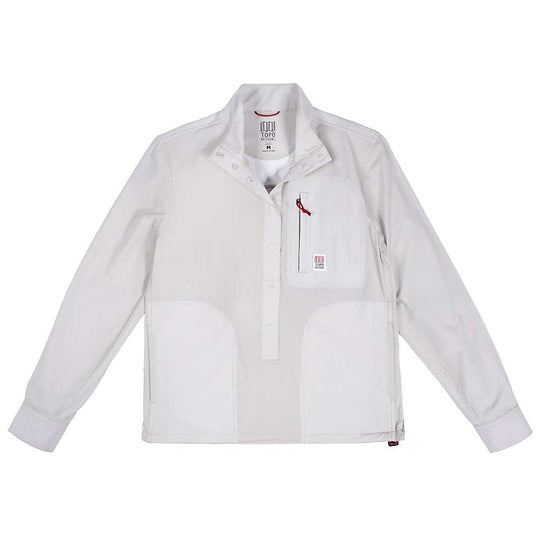 Topo Designs Women's Grey Tech Popover Shirt - Small