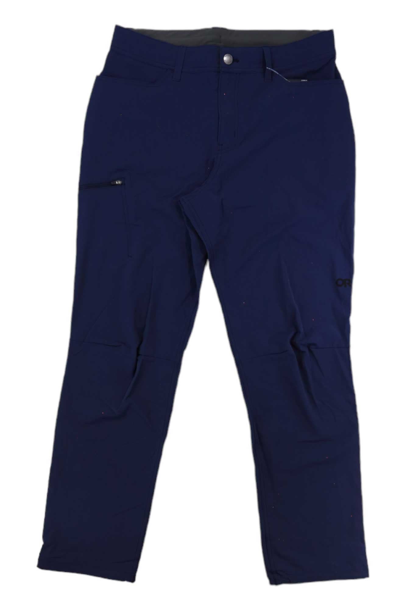 Men's Ferrosi pants in dark navy with button waist and cargo side pockets