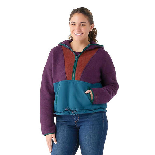 Smartwool Womens Hudson Trail Fleece Cropped Hoodie
