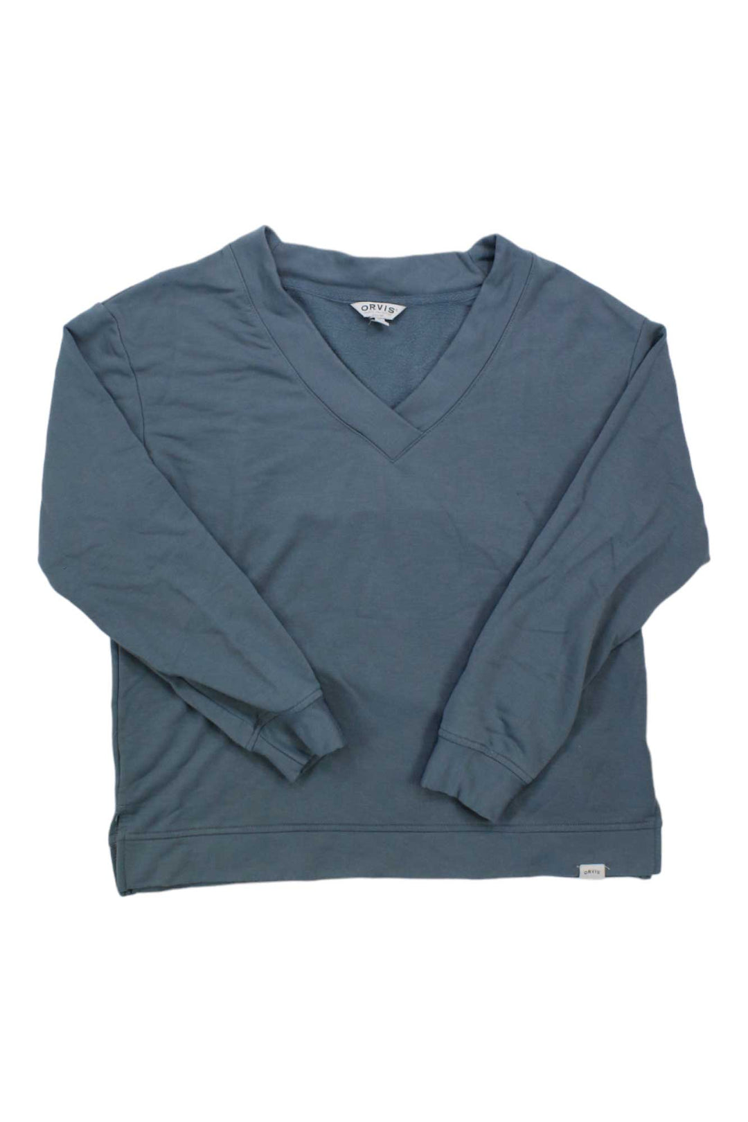 Orvis Womens V-Neck Dropped Shoulders Sweatshirt Orvis