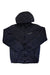 A black Norrona Men's Trollveggen Superlight Down850 Hoodie with a hood and front zipper, laid flat on a white background. Features 850-fill goose down insulation and the Norrona logo on the chest.