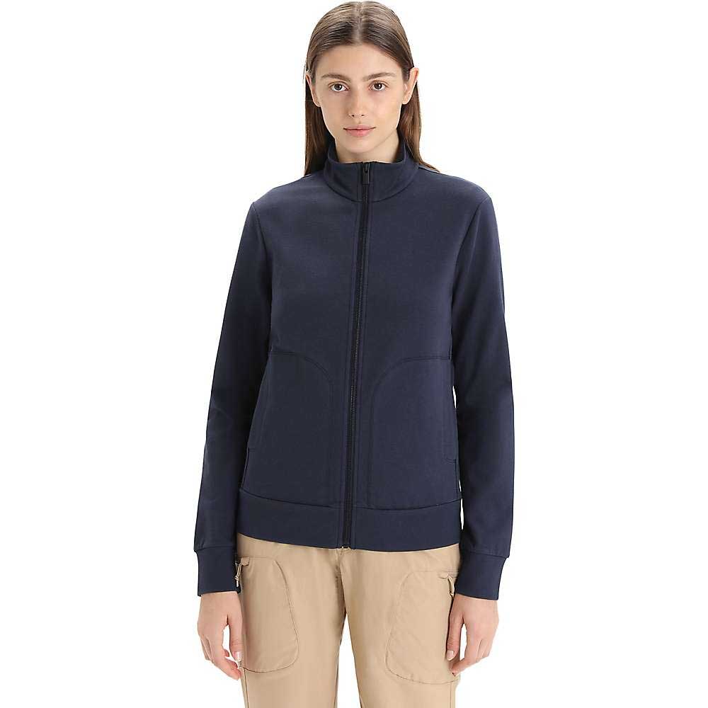 Icebreaker Womens Central Classic LS Zip Sweatshirt Icebreaker