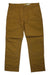 The Carhartt Men's Rugged Flex Relaxed Fit Duck Double Front Pant features large front pockets, straight legs, and visible stitching, shown laid flat on a white background.