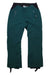 The Spyder Womens Winner Pant in green features a black waistband, zipper pockets, reinforced knees, waterproof fabric, and PrimaLoft insulation. The pants are laid flat on a white background.
