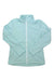 The Mammut Womens Aconcagua ML Jacket features a pale blue color with a white zipper, made from Polartec Power Stretch Pro—ideal for climbing or everyday wear.