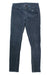 A pair of Women's Fitted Corduroy Pants in dark gray with a skinny silhouette and functional front and back pockets, laid flat on a white background.