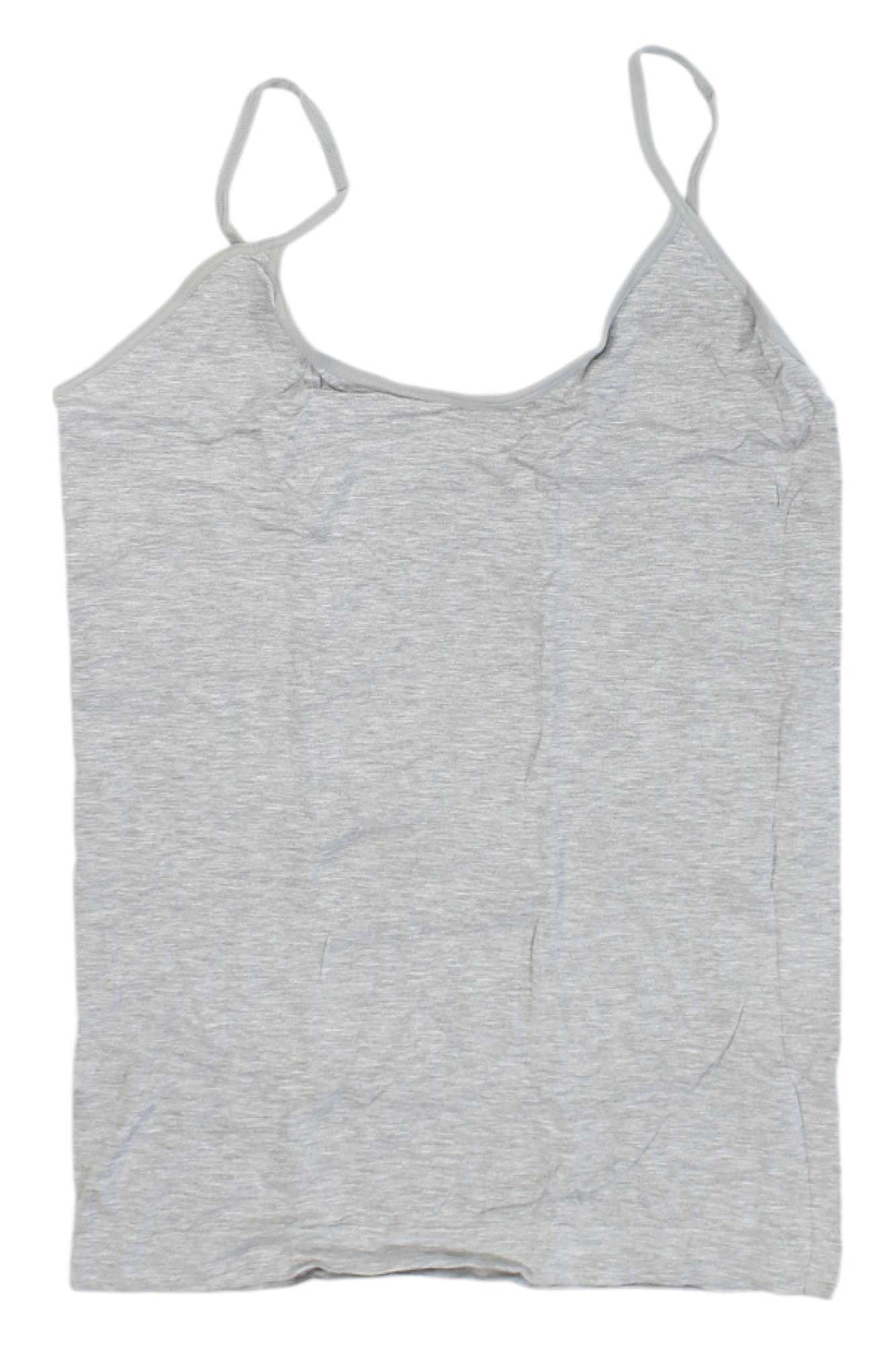 The Boody Womens Cami is a light gray cami for women, featuring thin spaghetti straps and a scoop neckline. Made from eco-friendly fabric, it offers comfortable, all-day wear.