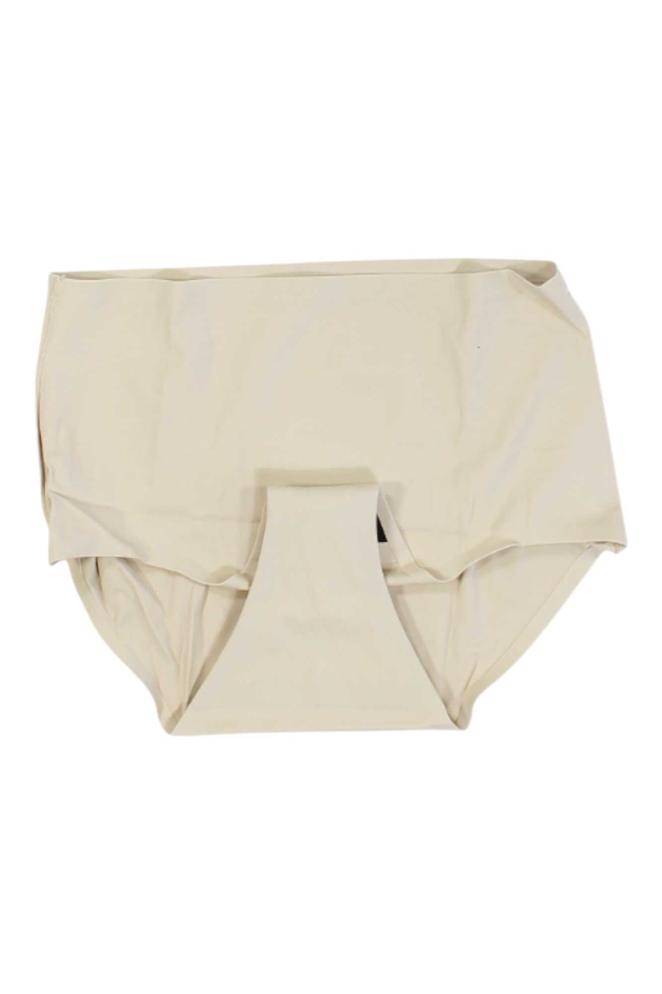 The Proof Womens Period & Leak Proof High Waisted Brief in beige is shown laid flat on a white background.