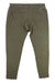 The Artilect Men's Boulder 125 Legging in olive green, featuring a slim fit, elastic waistband, and subtle pleats by the pockets, is displayed laid flat on a white background.
