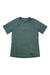 The Mammut Women's Selun FL Logo T-Shirt is a green, short-sleeve athletic top made from quick-drying, recycled polyester with the MAMMUT logo on the chest, displayed flat against a white background.