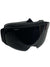 The Smith 4D Mag S Snow Goggle in black features wide, curved ChromaPop lenses and foam-edged padding for comfort.