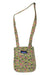 The KAVU FOR KEEPS MINI CROSSBODY BAG features a pink, yellow, and green floral print, adjustable strap, front pocket with blue KAVU logo patch—perfect for a stylish hands-free look.