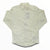 Men's long sleeve cycling jersey in light cream, full front zip, high stand collar.