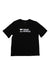 Women’s relaxed crew-neck tee in black with Mons Royale wordmark and square icon